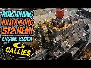 Boring, Honing & Checking Deck Surfaces; KILLER KONG 572 HEMI Build Part 1