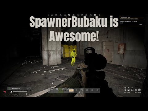 DayZ final test using SpawnerBubaku to spawn zombies in my bunker!