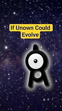 If Unown Could Evolve #pokemon