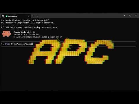 Vibe-Coding Audio Plugins: From Prompt to VST3 in Minutes (JUCE 8 & APC)