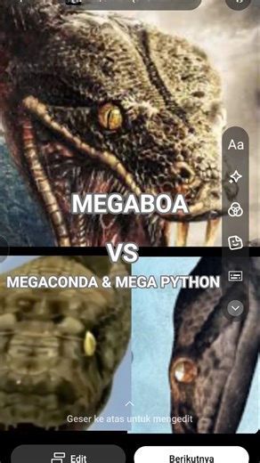 Megaboa vs megaconda & mega python