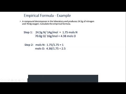 Lab Lecture - Empirical Formula of Copper Oxide