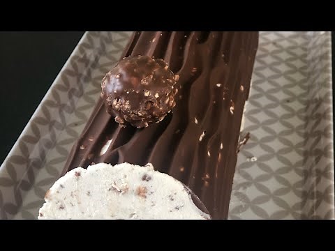 Bûche aux Ferrero Rochers Justine, Guy Demarle