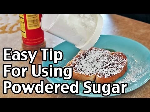 Easy Tip For Using Powdered Sugar