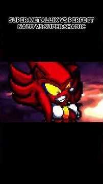 Super Metallix vs Perfect nazo vs Super shadic #sonic #sonicthehedgehog #2danimation #spriteanimati