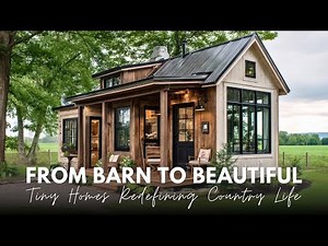 From Barn to Beautiful ✨ Tiny Homes Redefining Country Living