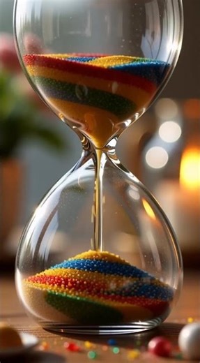 Watching Time Pass Through Falling Sand