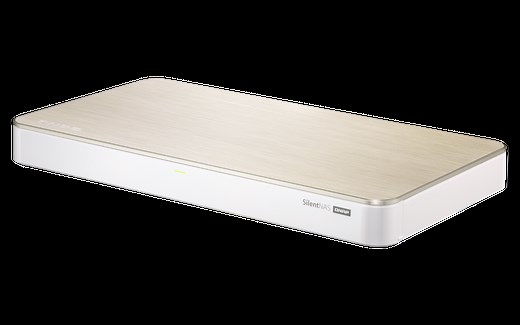 HS-453DX | Silent but Powerful: Fanless Multimedia NAS with Hybrid Storage Structure, 10GbE connectivity, and HDMI™  2.0 4K output