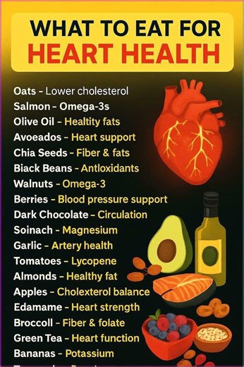 Natural Foods That Help Prevent Heart Attacks #healthyfood #easynutrition #hearthealth