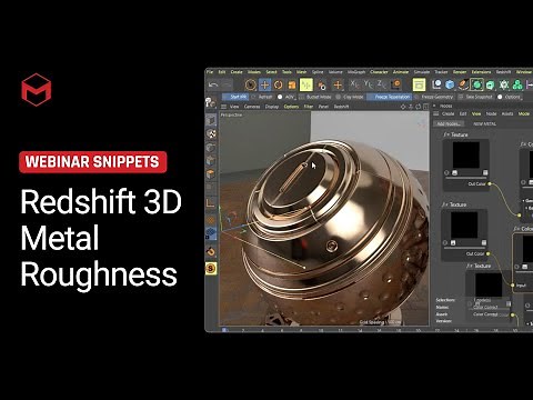 Redshift 3D Metal Roughness