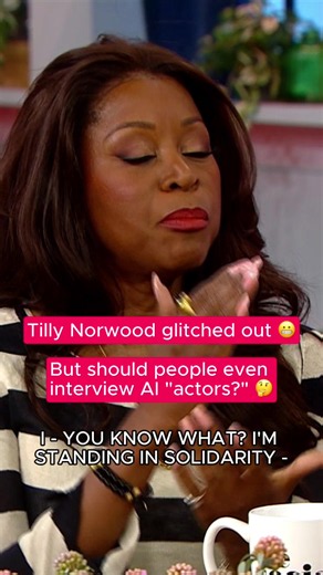 Tilly Norwood, an AI “actor” glitched out during an interview with Piers Morgan, speaking in Cantonese in the middle of answering a question. Norwood, an AI program created by Xicoia, is starring in ‘Misaligned,’ a film created entirely with AI. Some online are upset that outlets are covering ‘Misaligned’ and interviewing Norwood, given that AI may put human actors out of work. Should media outlets be covering this press tour?