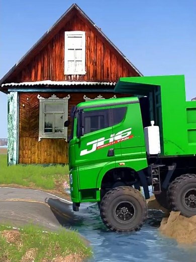 Spintires：MudRunner Truck mod Gameplay Ep552 #spintires #mudrunner #simulation #drivingskills