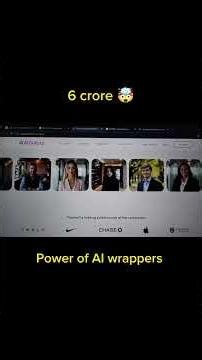 How This "Simple" AI Wrapper Generated ₹6 Crores in Months 🤯