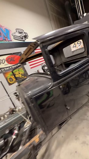 Travis Deeter on Instagram: "1931 Model A Floor replacement ,Keeping the original bench mounts #createxcolors Black sealer. #paint #fabrication #modela #ford #vondeeter @jimmyshotwheels @hhwcustoms"