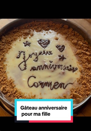Gâteau anniversaire spéculos chocolat — recette facile