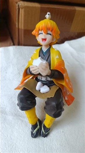 Zenitsu Eating action figure #shorts