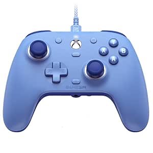 GameSir G7 SE Blue Wired Xbox Controller for PC, Xbox Series X/S, Xbox One, Officially Licensed Hall Effect Xbox Controller with 3.5mm Earphone Port, 2 Mappable Back Buttons,Anti Stick-Drift