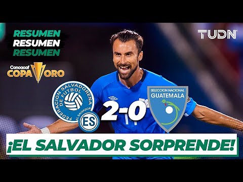 Resumen y goles | El Salvador 2-0 Guatemala | Copa Oro 2021 | Grupo B | TUDN