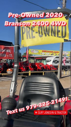 Manager’s Special Pre-Owned 2020 Branson 2400 4WD Tractor [P0054]-...