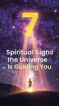 🌿 7 Spiritual Signs the Universe is Guiding You #breakthrough #personalgrowth