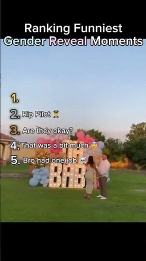 Ranking Funniest Gender Reveal Moments!