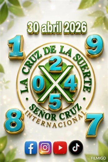 Cruz 30 abril 2026 !!!