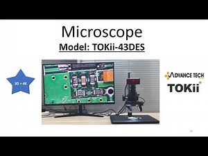 Microscope 3D, 4K resolution Model: TOKii-43DES