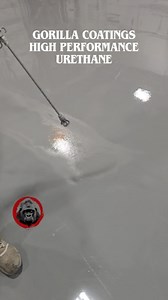 3K views · 414 reactions | Spraying our polyurethane top coat over 70,000 sqft floor with no roller marks. | New Jersey Decorative Concrete Supply | Facebook