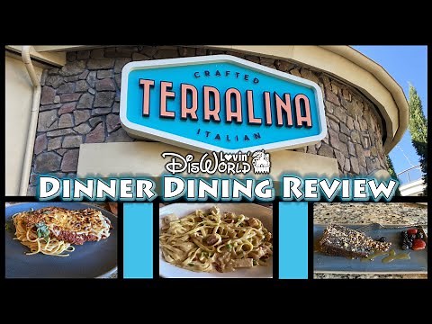 Terralina Crafted Italian Dining Review | Disney Springs | Disney World