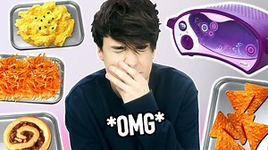 I cooked tiny foods in an Easy Bake Oven