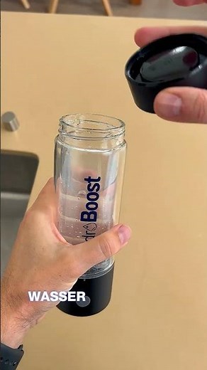 HydroBoost "Die Fläsche, wo meh us dim Wasser macht"