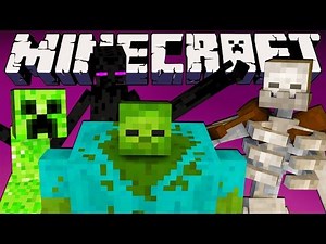 Minecraft Crazy Craft Games - Mutant Creature Challenge!