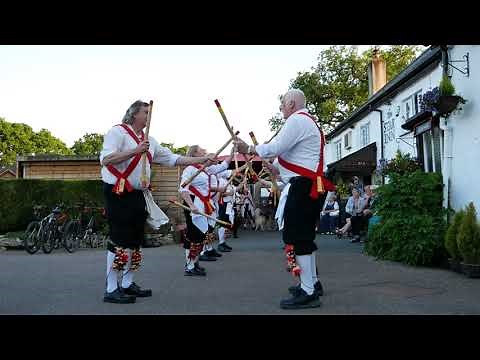 2023 05 27 Dartington Morris perform Millie's Bequest, Lichfield Morris tradition.