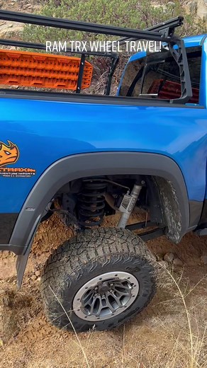 Testing MAXTRAX U.S. Ram TRX Full Droop Rear Wheel Travel