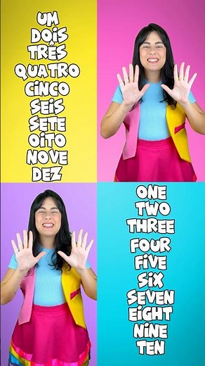 Counting numbers from 1 to 10 in English 🩷 #kids #numbers #english