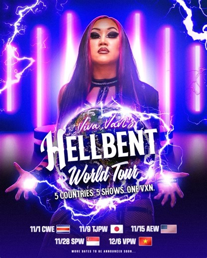 THE HELLBENT WORLD TOUR STARTS NOW 🇨🇷 🇯🇵 🇺🇸 🇸🇬 🇻🇳 ❤️‍🔥 🌎 ✨ | Viva Van