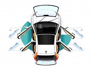 Automotive glass bending