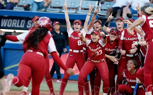 Oklahoma wins 2023 DI softball national championship for third consecutive title