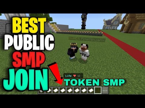 🏆 Join Best Token Public Smp Server For Minecraft 💰 | Java + PE | Free To Join ⭐ #minecraft