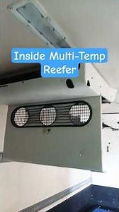 Inside a multi-temp Reefer. What's inside? #Subzeroreefer #diy #fyp