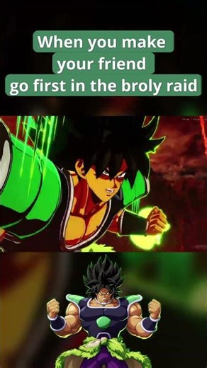 Man got manhandled by Broly!