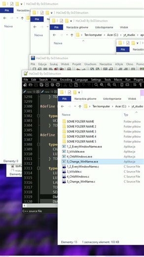 I "Hacked" Every Window in Windows with C\C++ 😱 ❗ #cpp #windows #coding #hacking #shorts