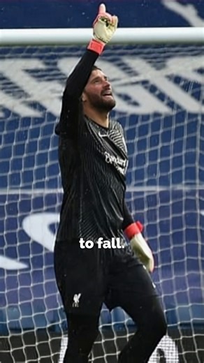 When Alisson Scored, Even the Sky Cried… 😢⚽#shorts #alisson #liverpool #goalkeepergoals #miraclegoal