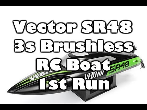 Volantex V797-3 Vector SR48 Brushless RTR RC Boat 1st Run