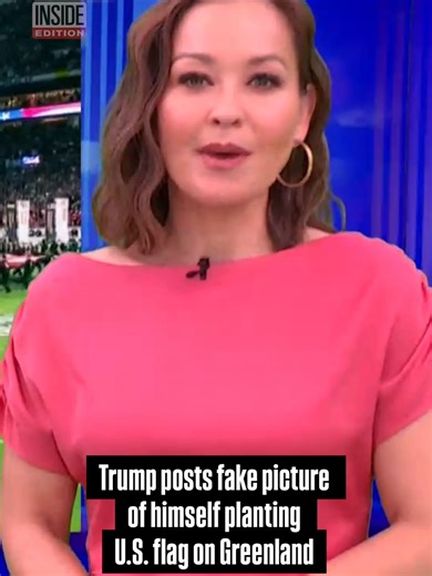 On the way home from Monday night's college football championship, Trump fired off a flurry of provocative social media posts, including a meme of him planting the stars and stripes on Greenland. He also posted a photoshopped image of a map showing the US flag covering both Greenland and Canada. People in Denmark have started wearing a red hat that reads