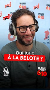 Qui joue à la belote ? | Manu