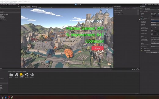 unity场景性能优化插件Scene Optimizer