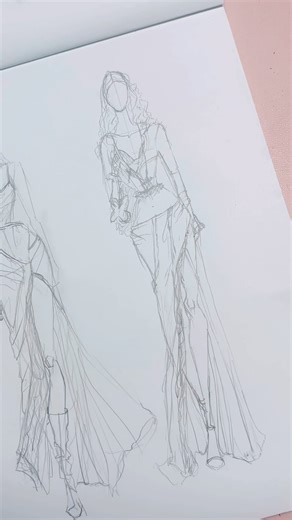 Blumarine Spring/Summer 26 #fashionillustration #sketching#drawing#tutorial #fashion #designer #art