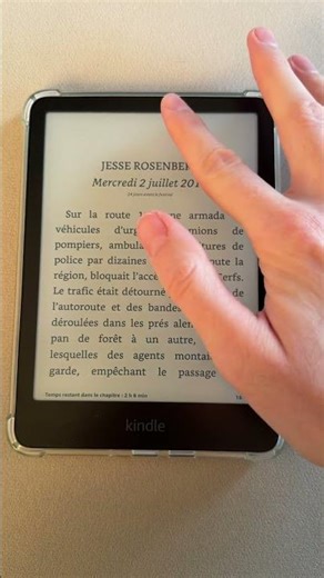 Afficher l’heure en haut de l’écran pendant la lecture sur Kindle #kindle #astuce #booktokfr