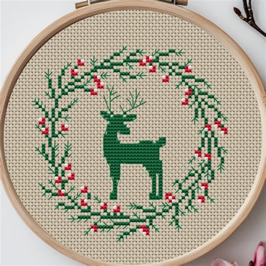 Christmas Cross Stitch Pattern, Embroidery, Small Christmas Ornaments, Pack of Counted Cross Stitch Patterns PDF File, Handmade Tree Decor - Etsy